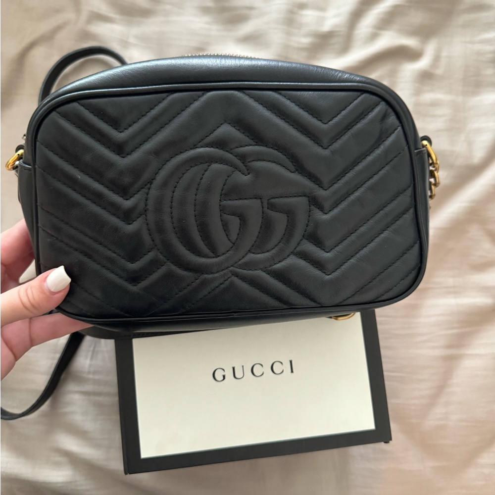 Gucci Black Leather Crossbody Bag - Picture 4 of 4